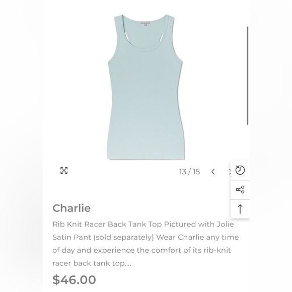 Pj Harlow Other - PJ Harlow Charlie Tank Top